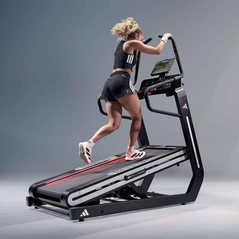 laufband mit bis zu 40% steigung adidas t-800 high incline