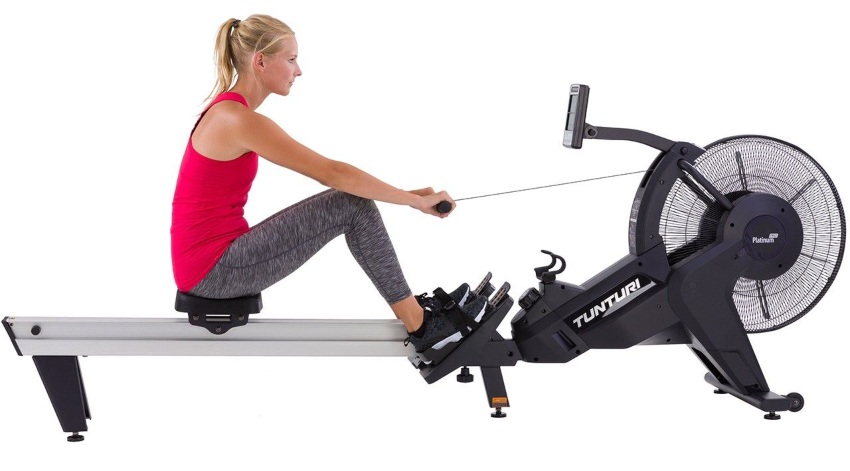 Tunturi Platinum PRO Air Rower Rudergerät - Rudergeräte im Vergleich