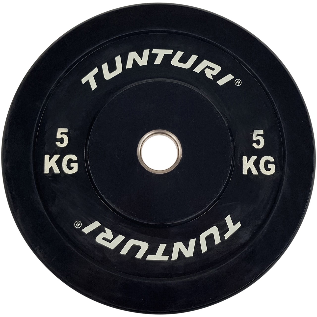 Tunturi 5 kg disque d'haltères 50 mm revêtement en caoutchouc  Tunturi 5 kg disque d'haltères 50 mm revêtement en caoutchouc