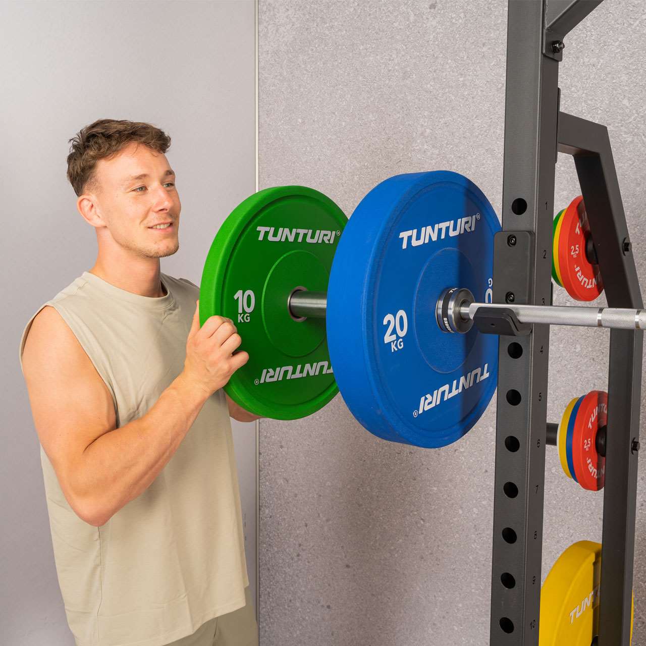 Tunturi Platinum Hantelscheibe Grau 5 kg