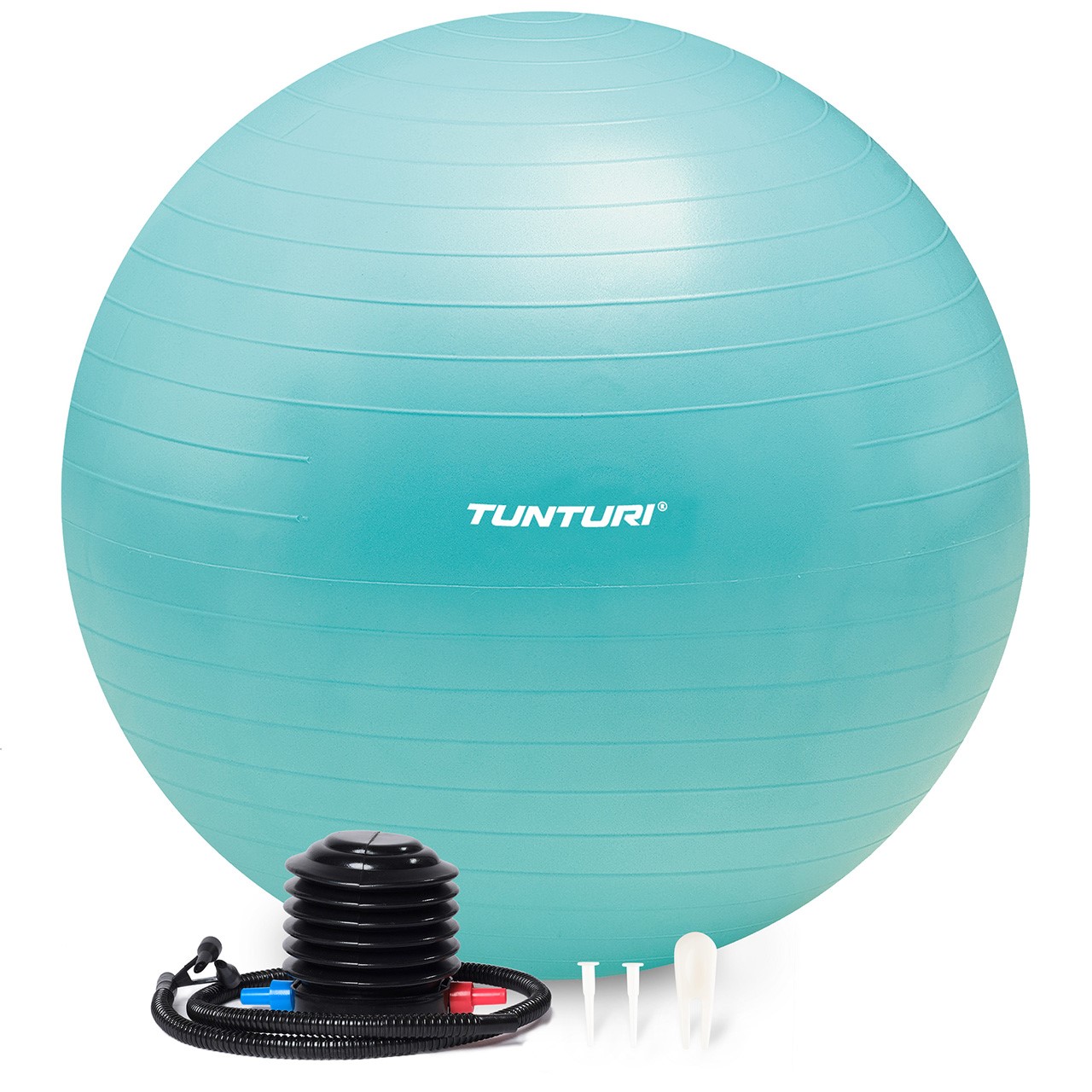 Tunturi Gym Ball - Fitnessball reissfest ABS 75 cm Türkis