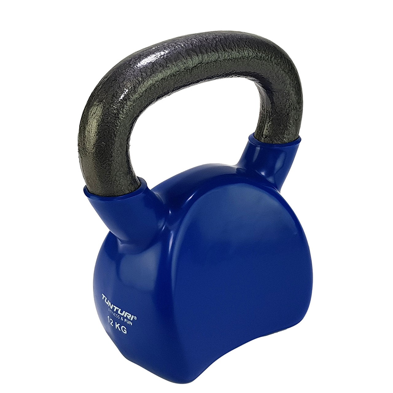 Tunturi Vinyl Kettlebell 12 kg, Bleu