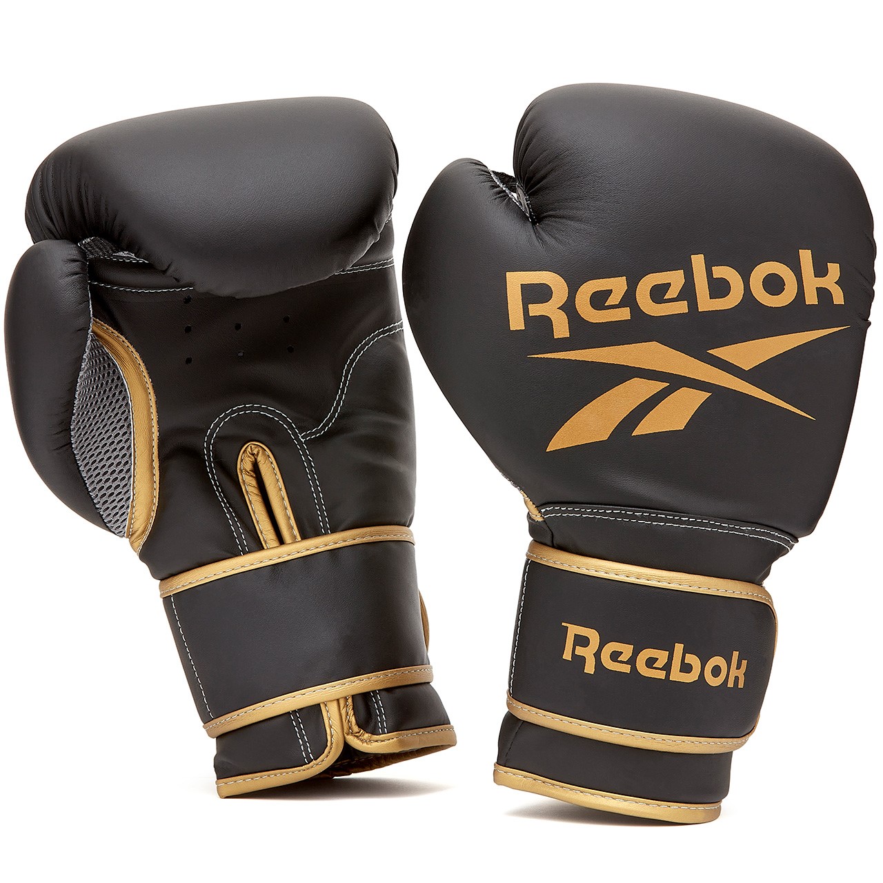 Reebok Boxing Gloves Black/Gold Reebok Boxing Gloves Black/Gold