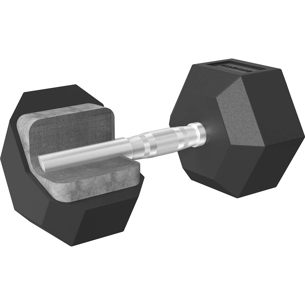 Tunturi Platinum Hexagon Kurzhantel 12.5 kg