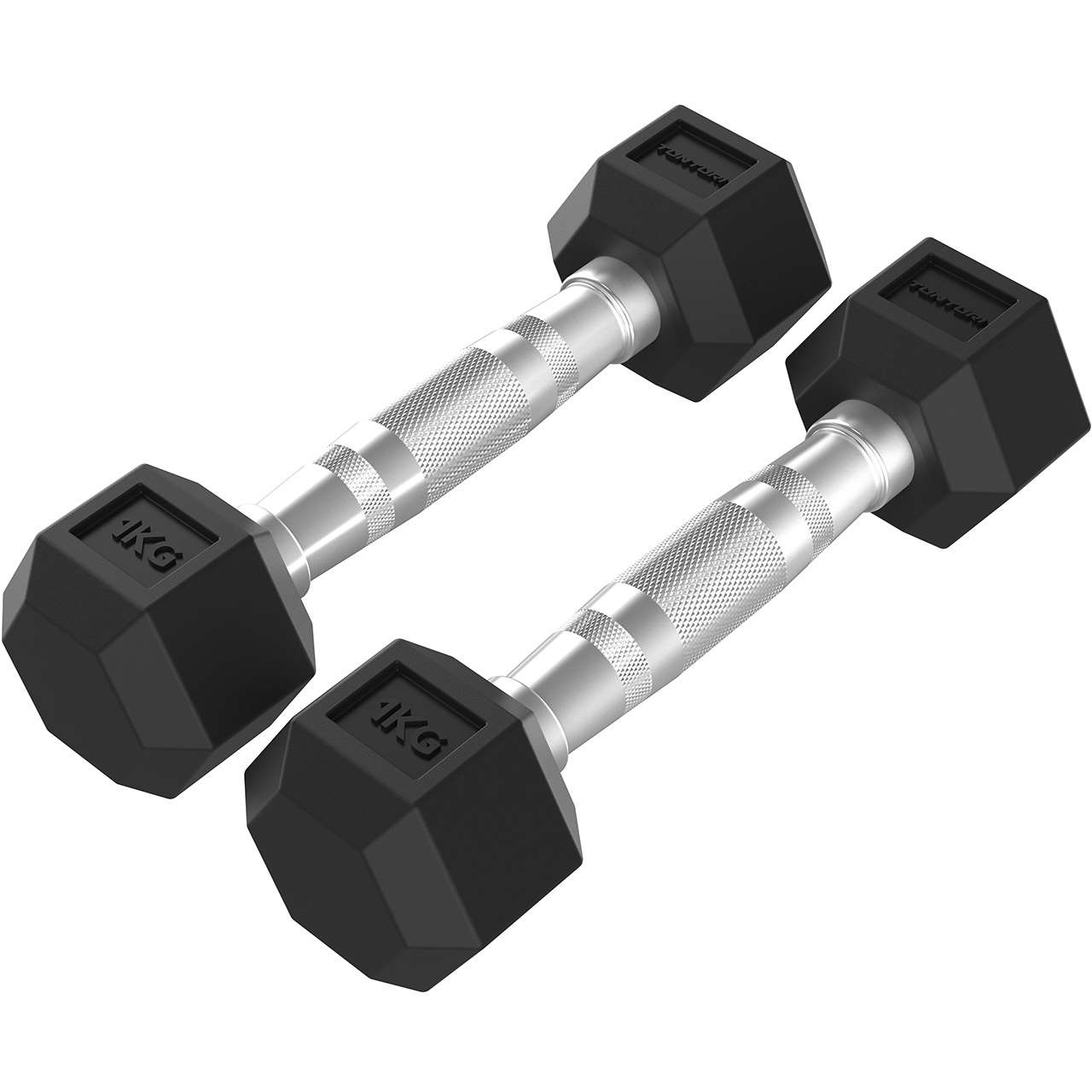 Tunturi Platinum Hex Kurzhantel-Set 2 x 1 kg