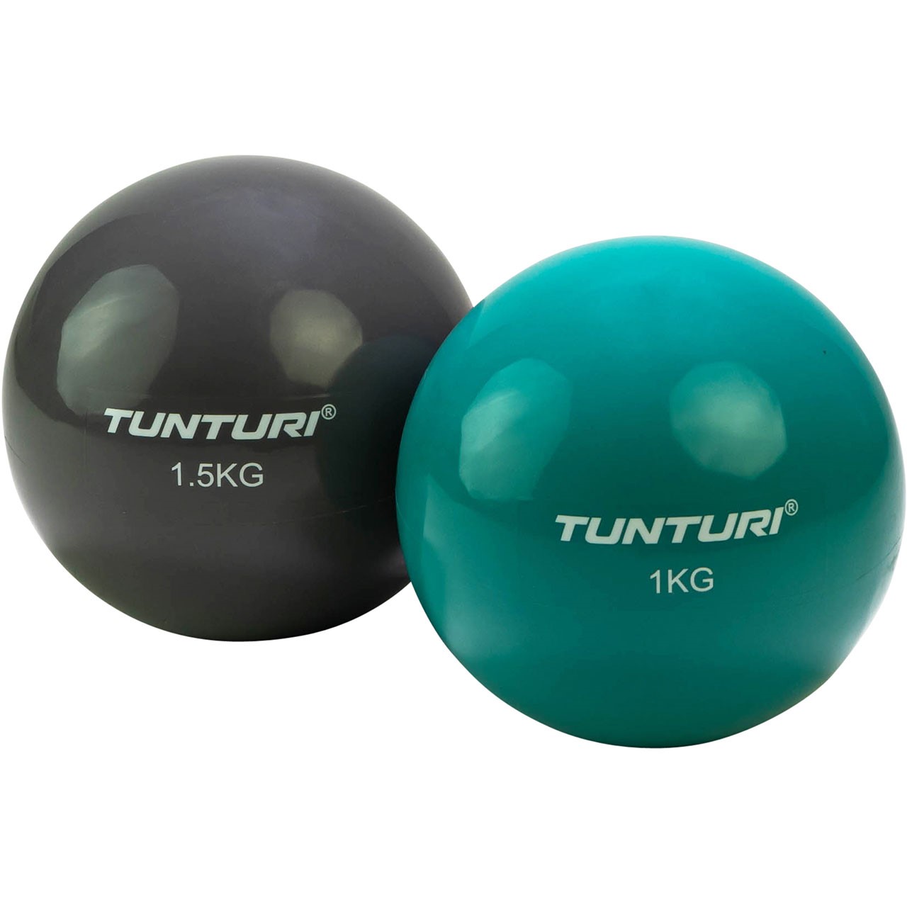 Tunturi Yoga und Pilates Toning Ball 1 kg Türkis