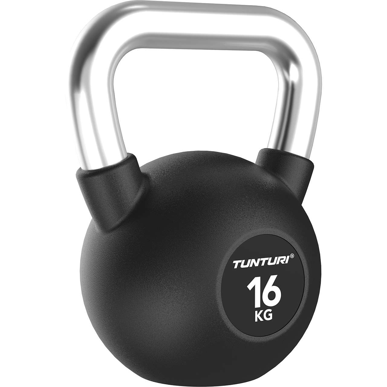 Tunturi Platinum Kettlebell mit Gummibeschichtung 16 kg