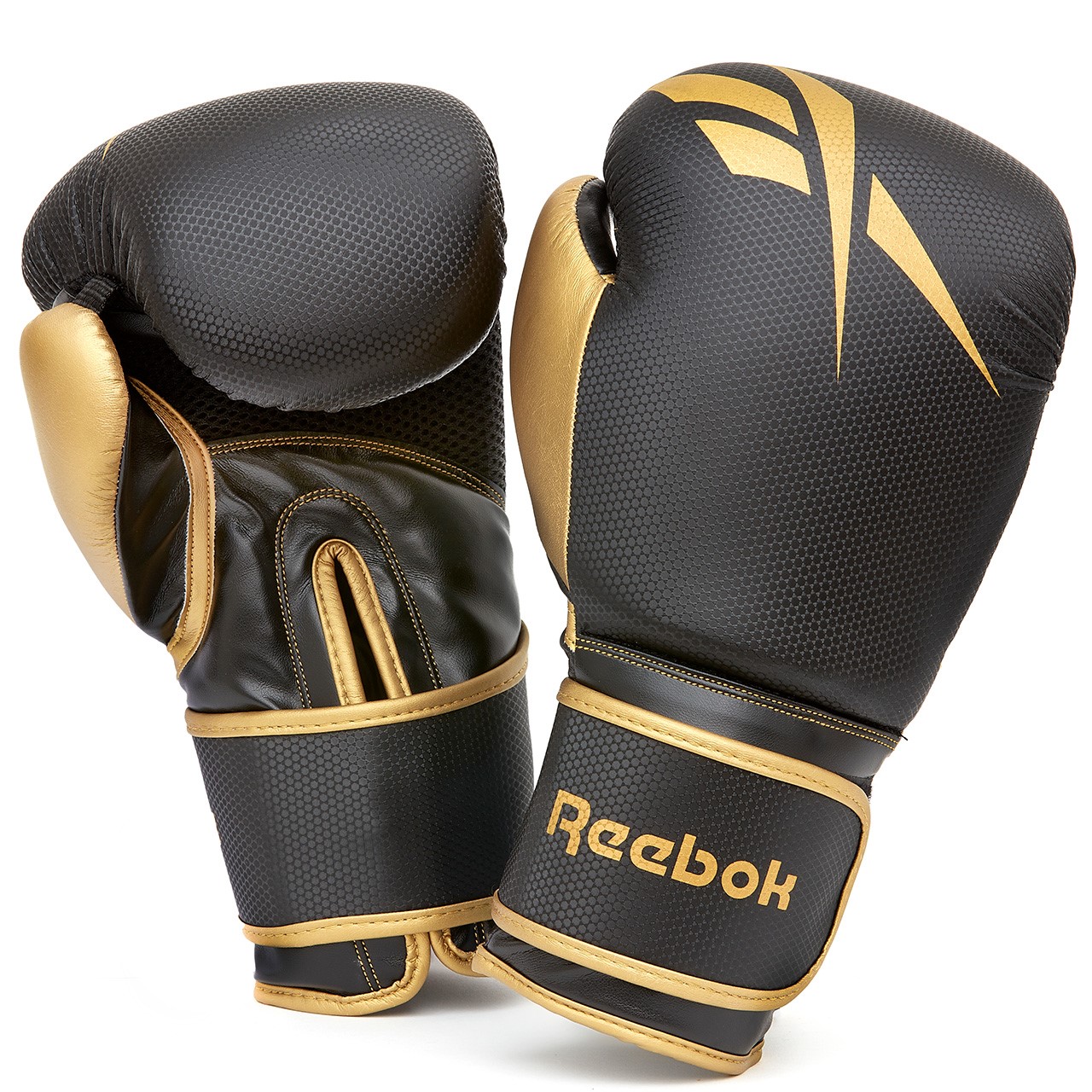 Reebok Boxing Gloves Pro Black/Gold Reebok Boxing Gloves Pro Black/Gold