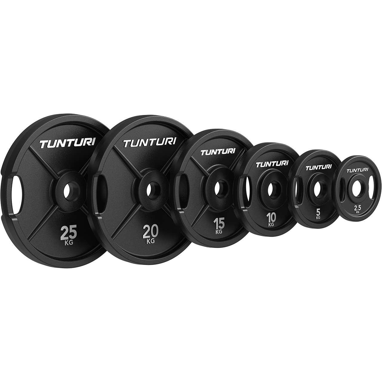 Tunturi Platinum Iron Bumper Plate Hantelscheibe 15 kg