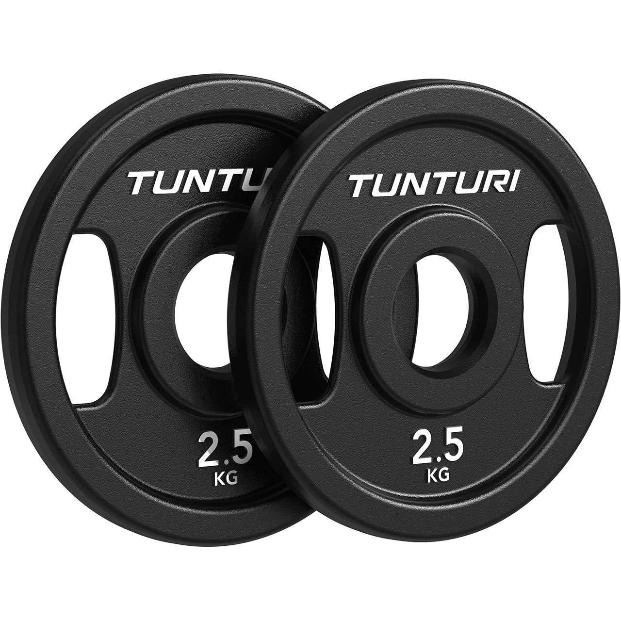 Tunturi Platinum Iron Bumper Plate Hantelscheibe 2.5 kg