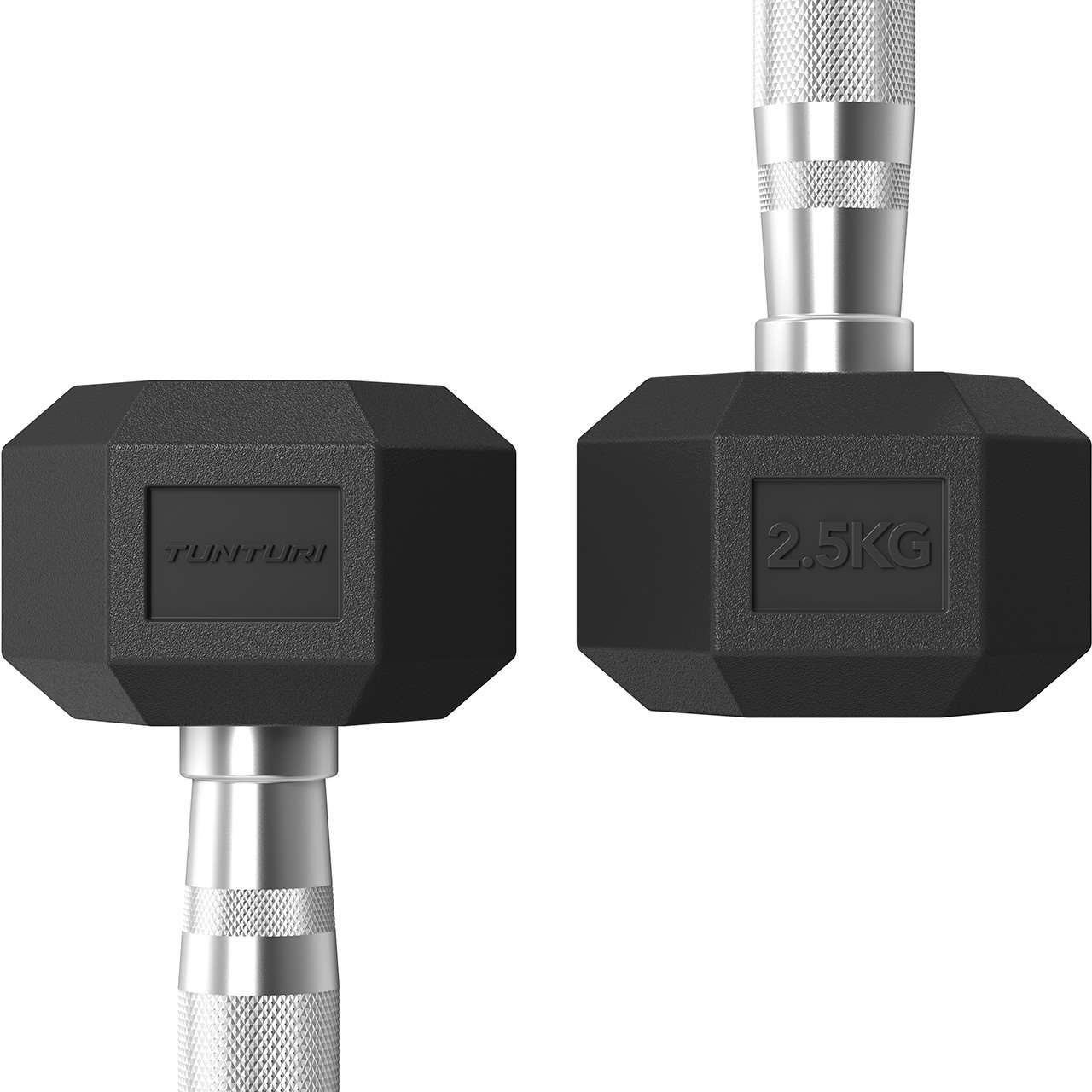 Tunturi Platinum Hex Kurzhantel-Set 2 x 2.5 kg