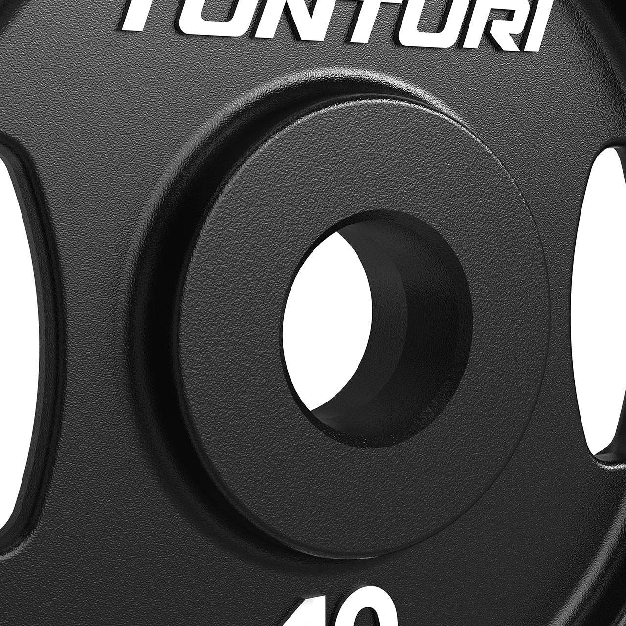 Tunturi Platinum Iron Bumper Plate Hantelscheibe 10 kg