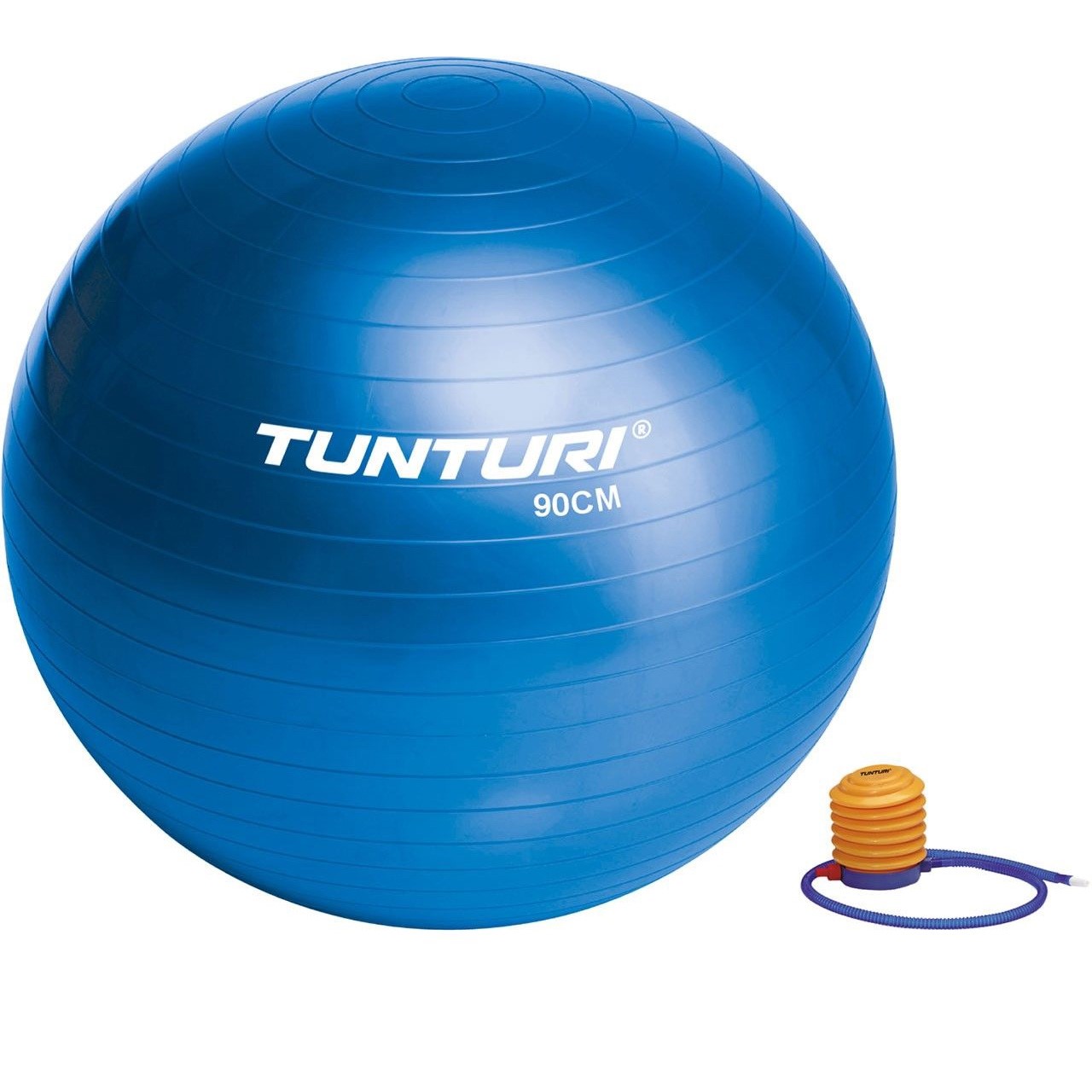 Tunturi Gym Ball 90 cm Bleu