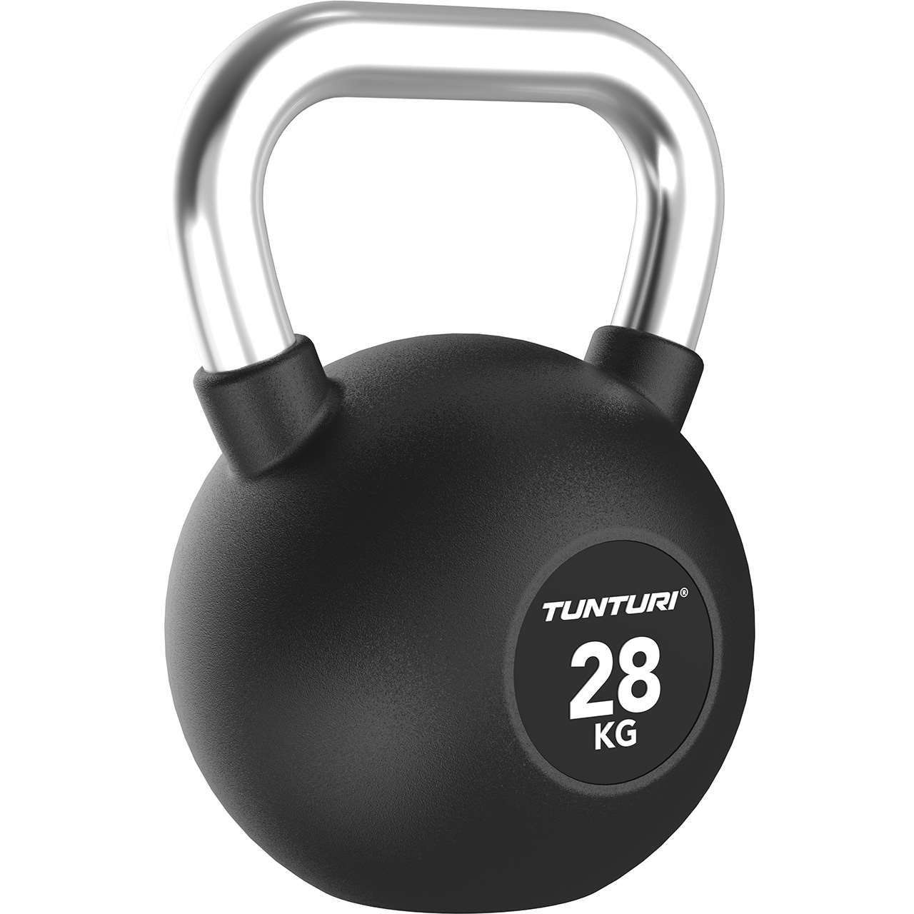 Tunturi Platinum Kettlebell mit Gummibeschichtung 28 kg
