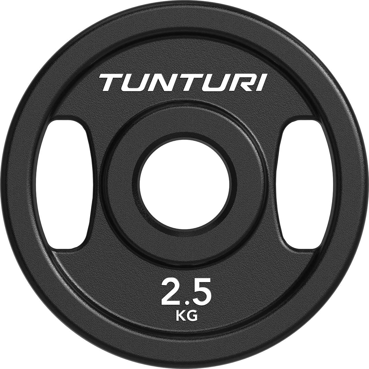 Tunturi Platinum Iron Bumper Plate Hantelscheibe 2.5 kg