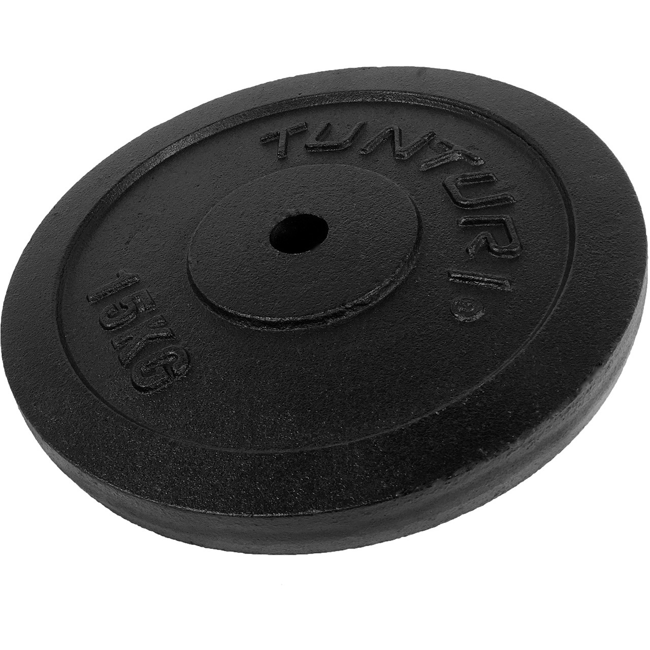 Tunturi 15 kg disque d'haltères 30 mm en fonte Tunturi 15 kg disque d'haltères 30 mm en fonte