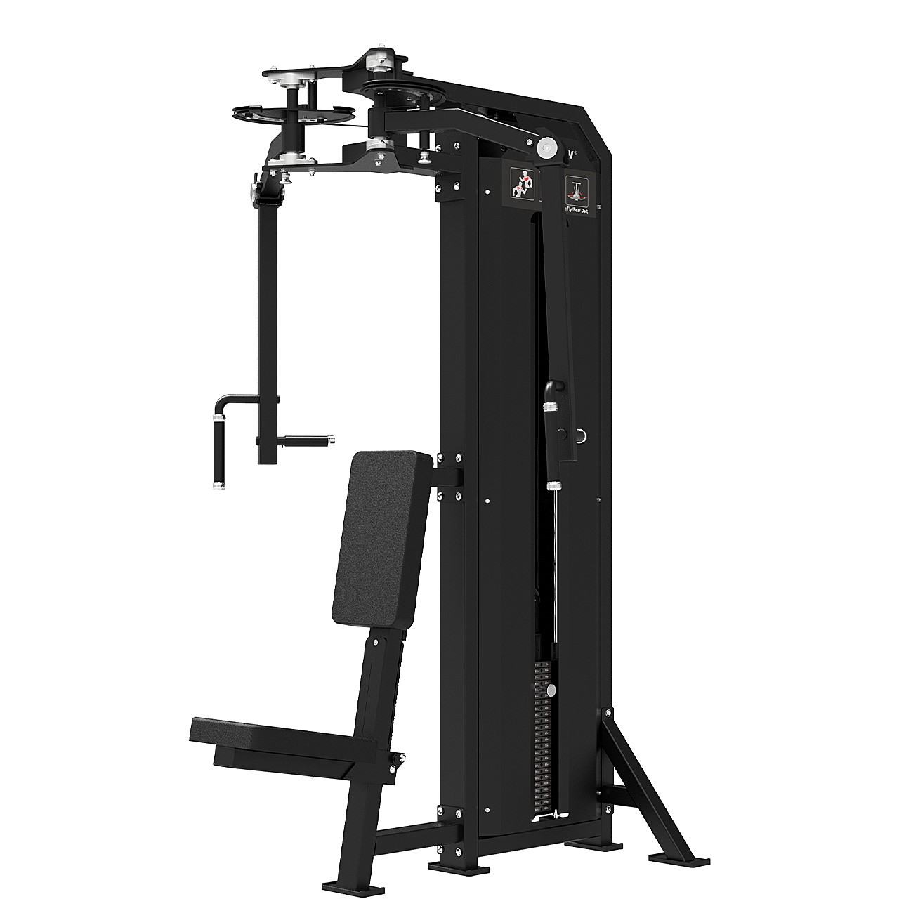 Tunturi Platinum Dual Pec Fly/Rear Delt mit Gewichtsstapel