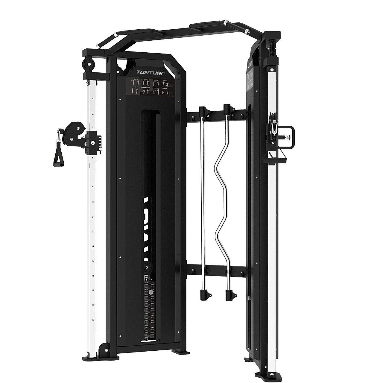 Tunturi Platinum Functional Trainer mit Gewichtsstapel