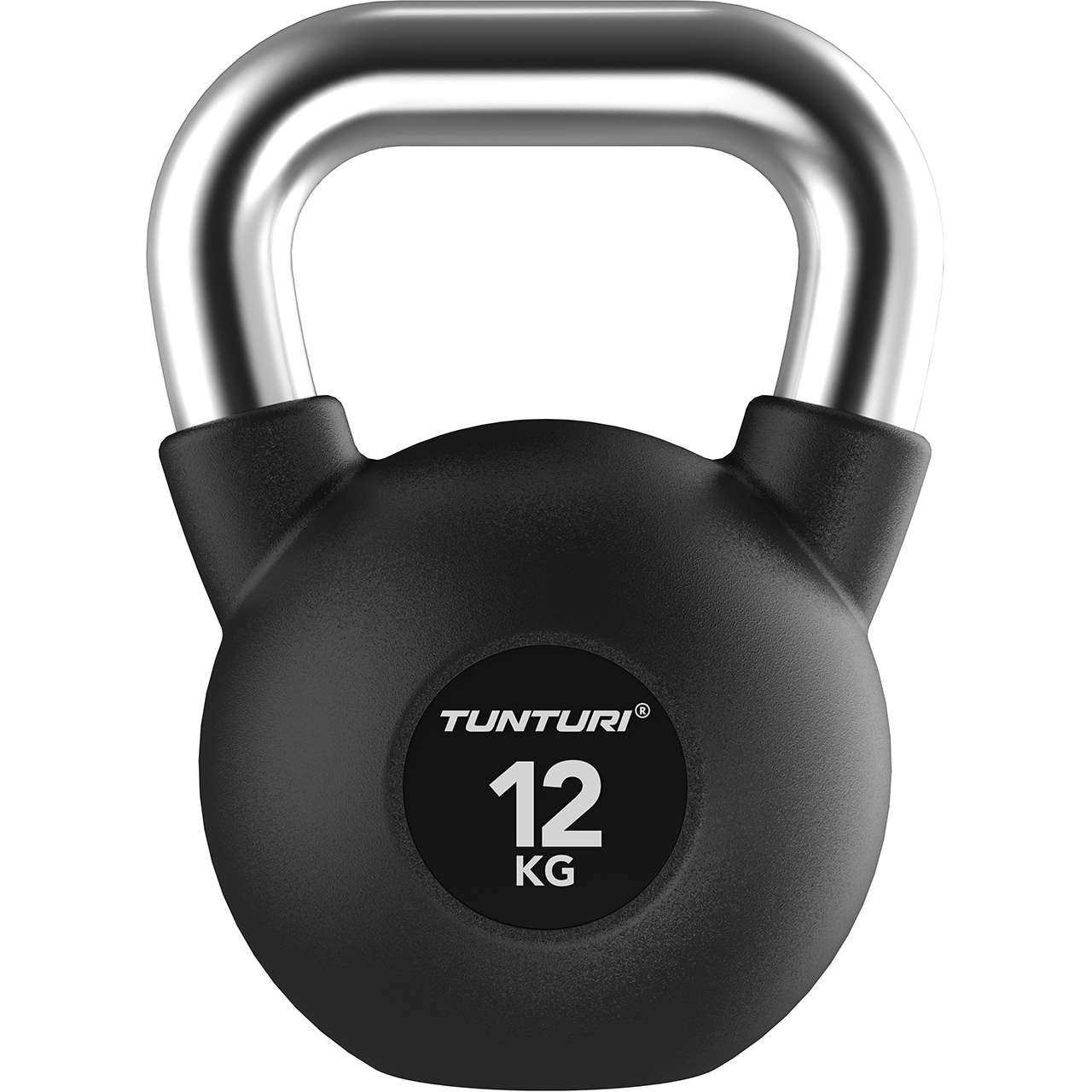 Tunturi Platinum Kettlebell mit Gummibeschichtung 12 kg