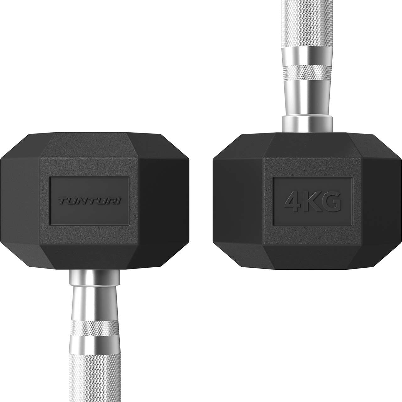 Tunturi Platinum Hex Kurzhantel-Set 2 x 4 kg
