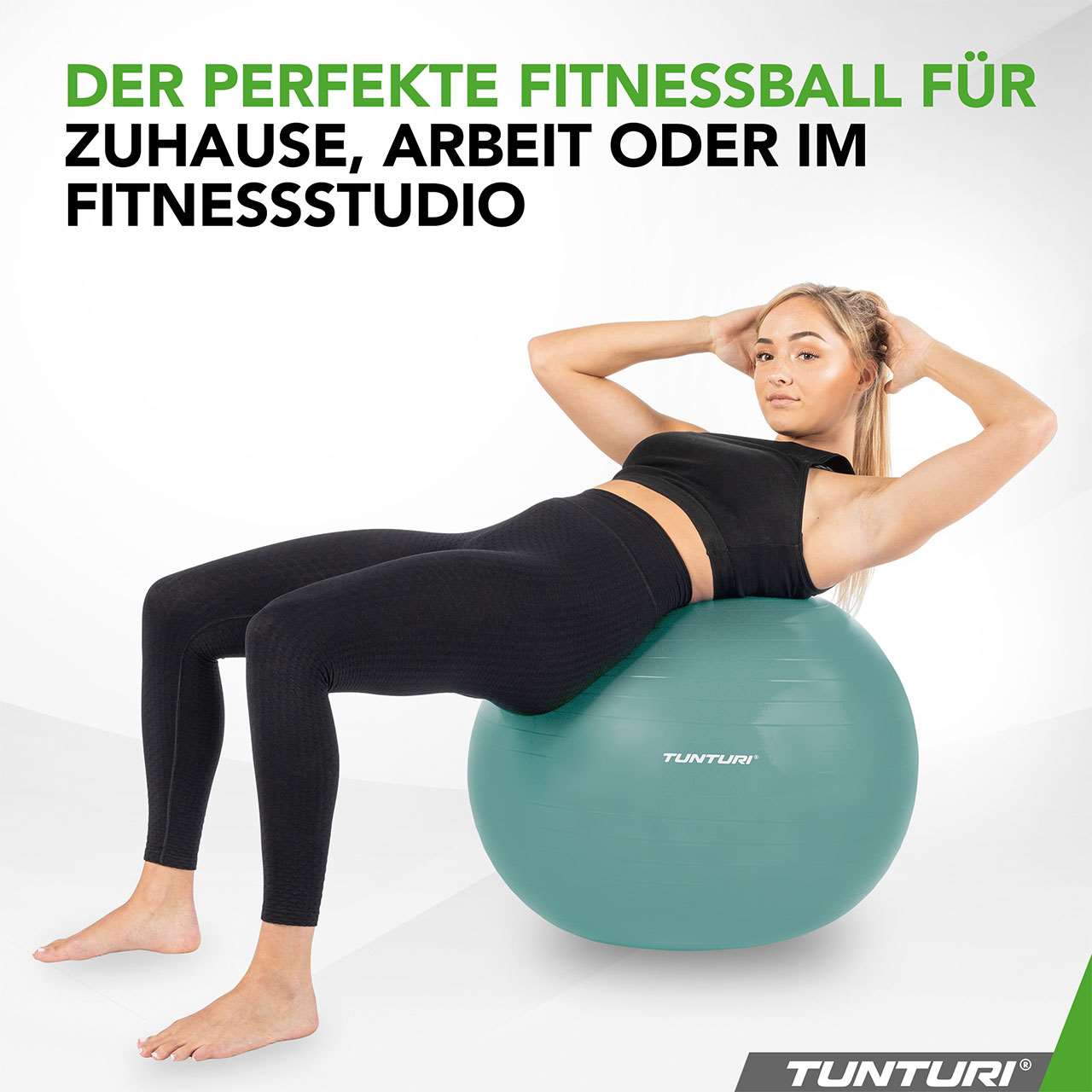 Tunturi ABS Gym Ball Anti Burst 65 cm Petrol Blue