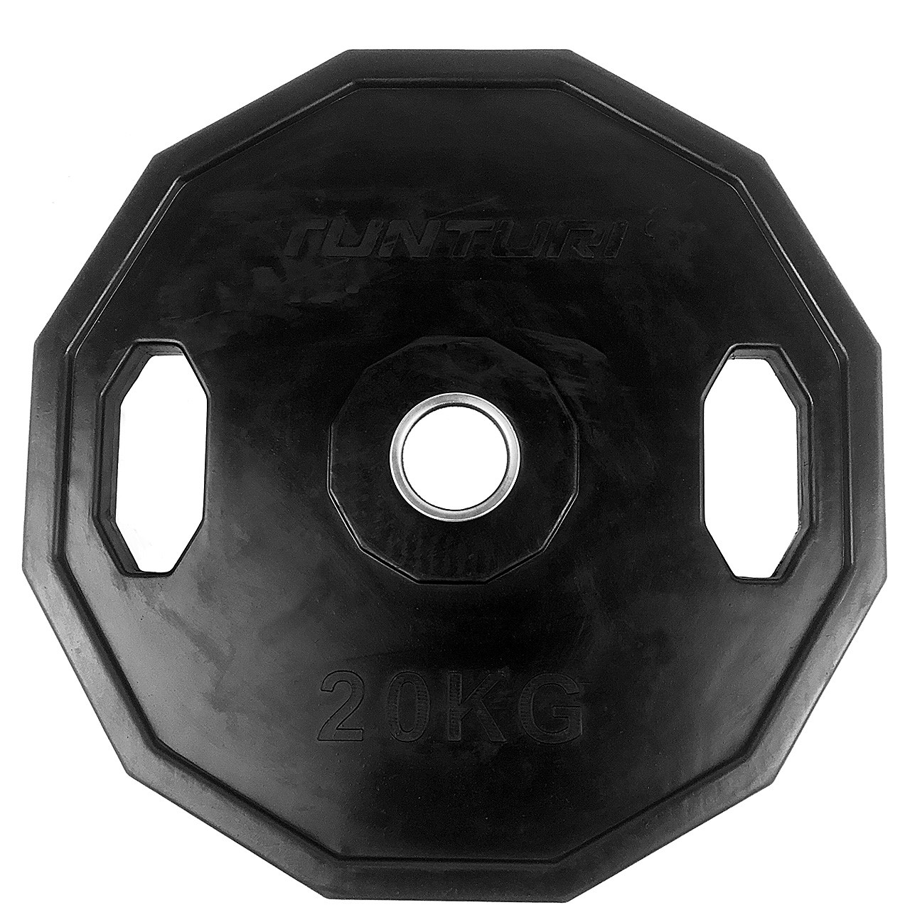 Tunturi 20 kg Weight Plate 50 mm, Rubber Covered