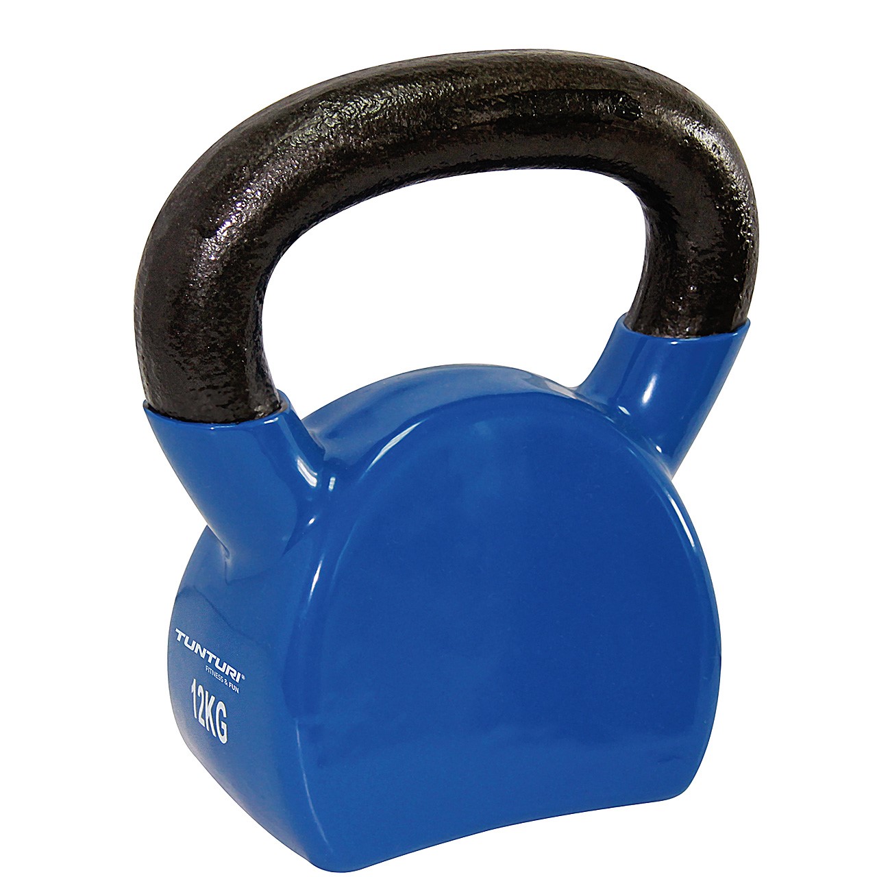 Kettlebell en fonte de vinyle 12 kg