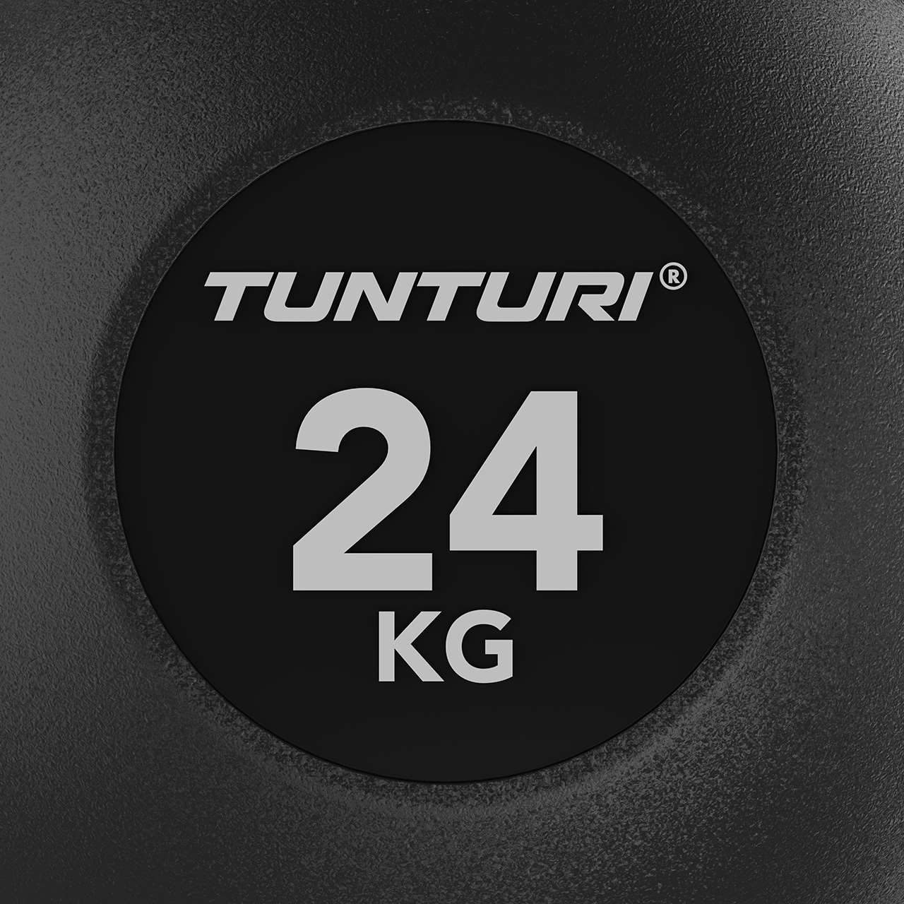Tunturi Platinum Kettlebell mit Gummibeschichtung 24 kg