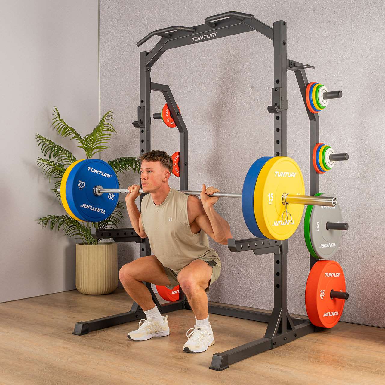 Tunturi Platinum Hantelscheibe Grau 5 kg