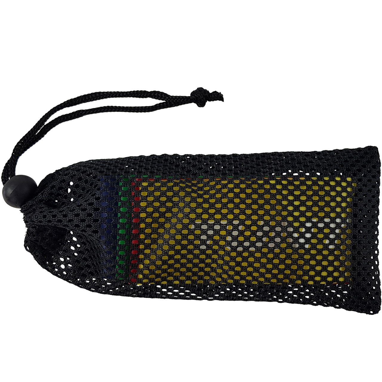 Tunturi Mini Resistance Band Set 5 Stück – 5 Gummi Gymnastikbänder mit Netztasche