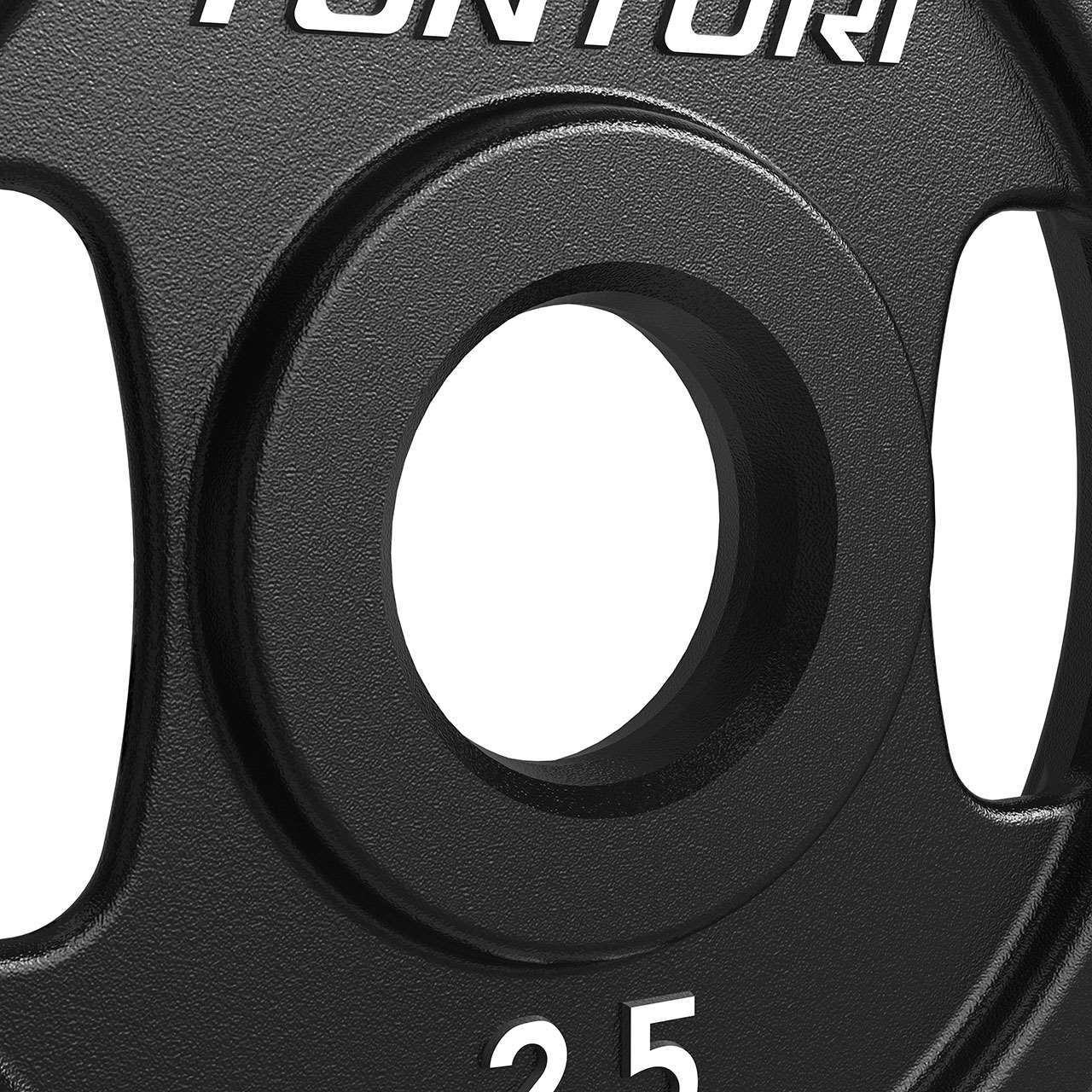 Tunturi Platinum Iron Bumper Plate Hantelscheibe 2.5 kg