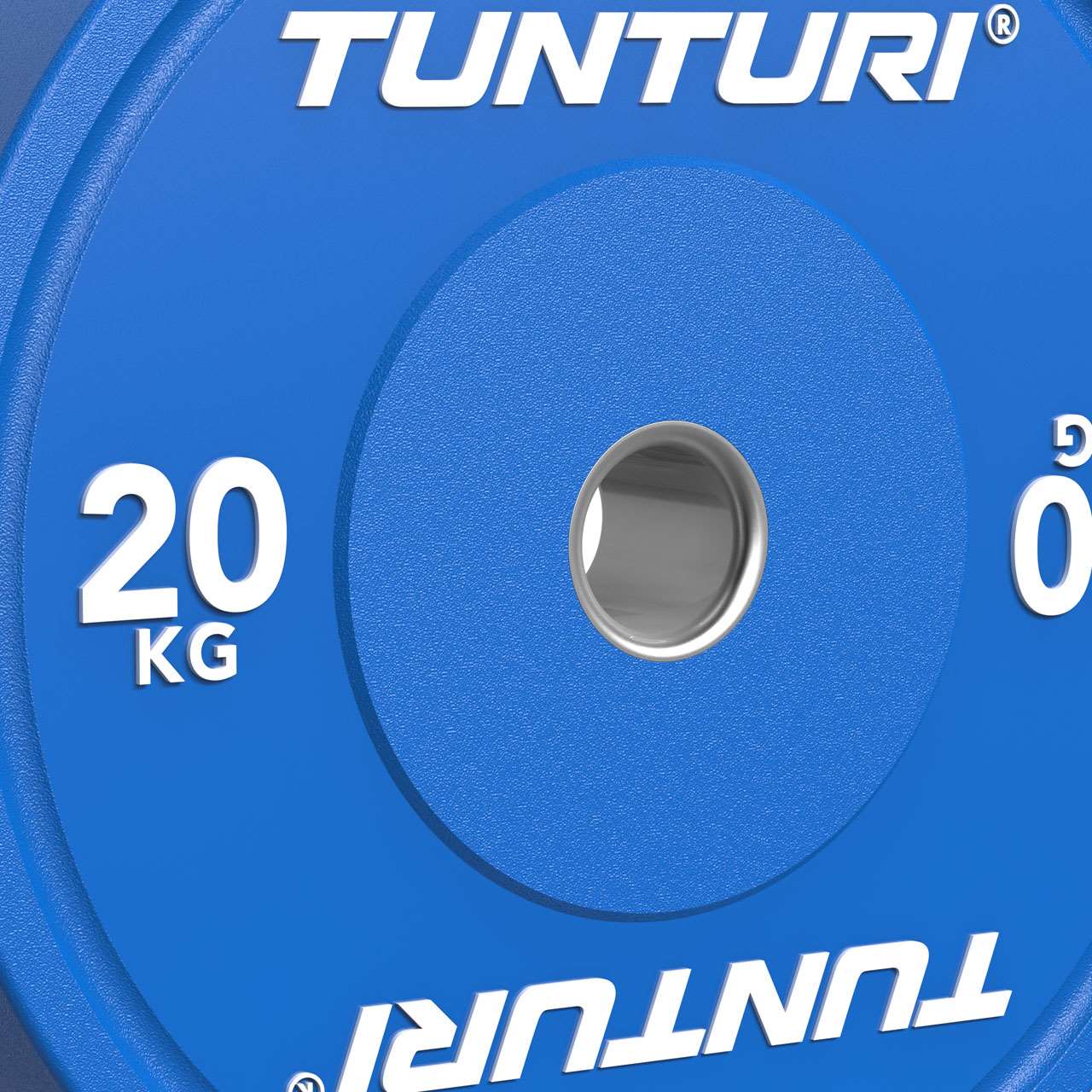 Tunturi Platinum Hantelscheibe Blau 20 kg