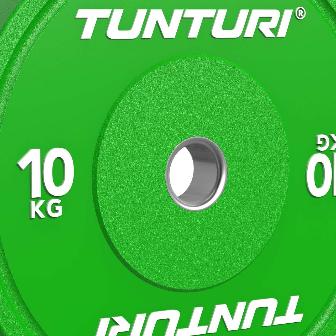 Tunturi Platinum Hantelscheibe Grün 10 kg