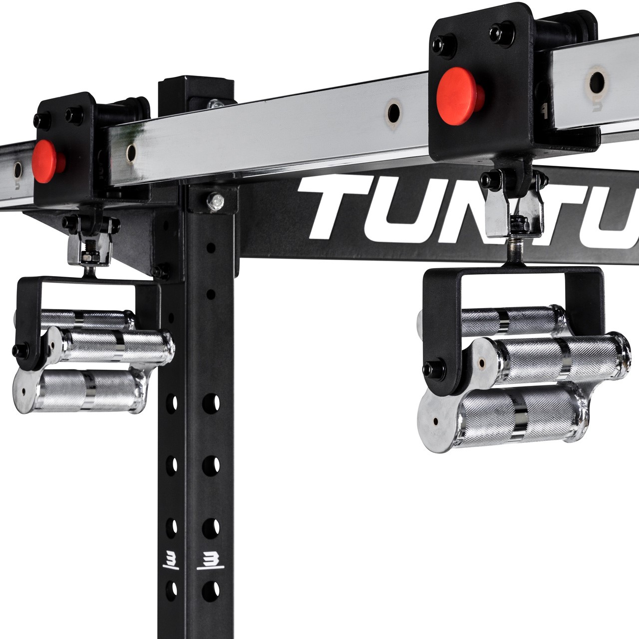 Tunturi Multigrip Pullup Sliders sur Cross Training Rack RC20 Tunturi Multigrip Pullup Sliders sur Cross Training Rack RC20