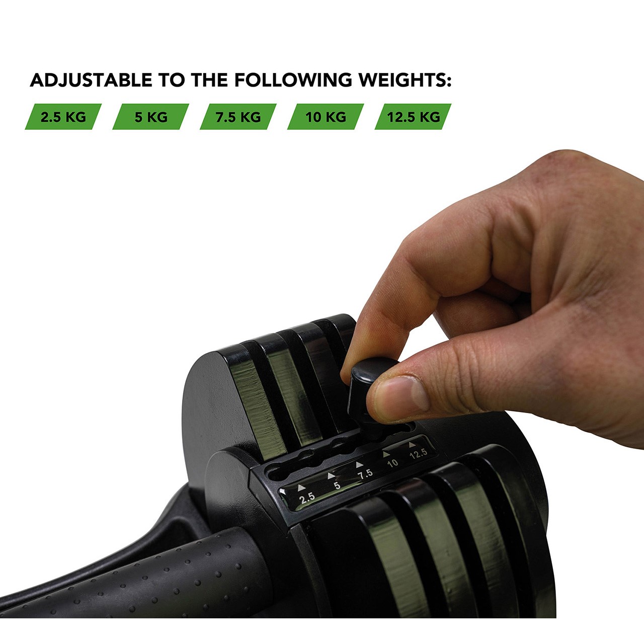 Tunturi Adjustable Selector Dumbbell up to 12.5 kg 