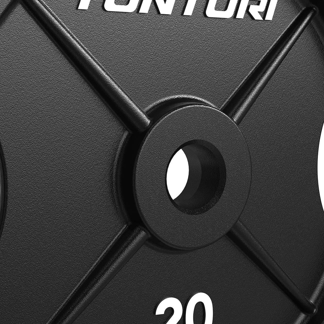 Tunturi Platinum Iron Bumper Plate Hantelscheibe 20 kg