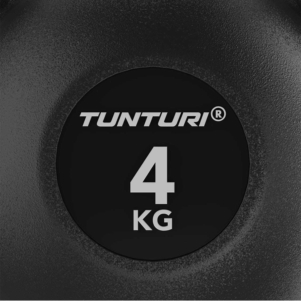 Tunturi Platinum Kettlebell mit Gummibeschichtung 4 kg