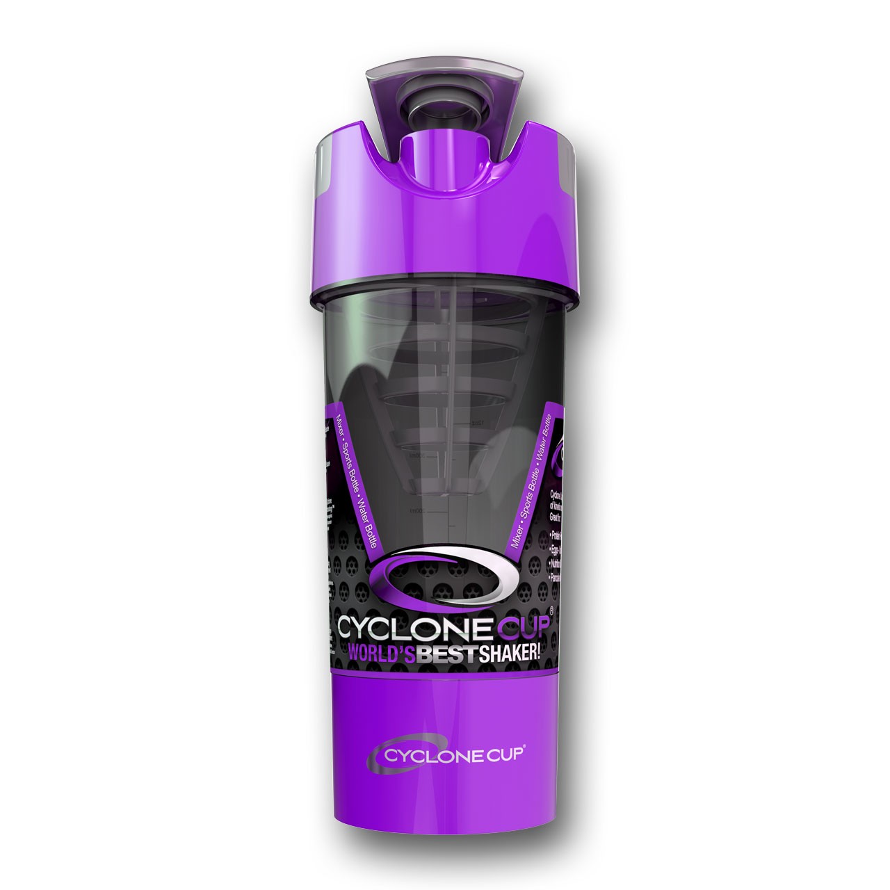 Protein Shaker Cyclone Cup Purple