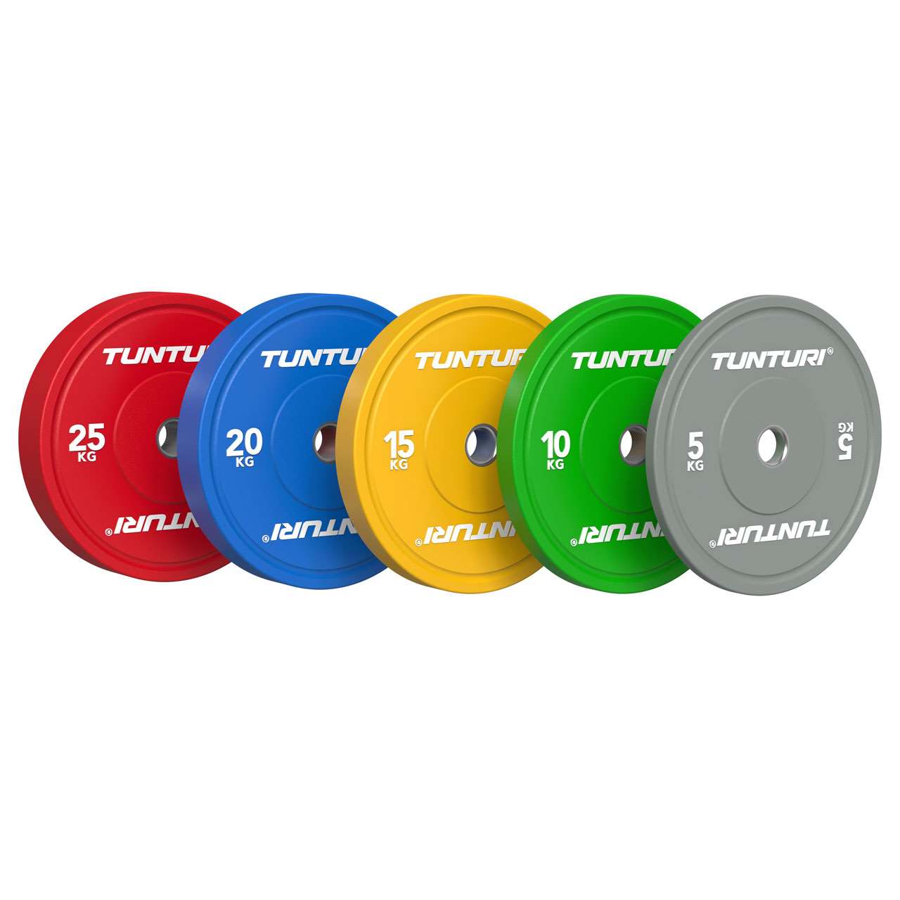 Tunturi Platinum Hantelscheibe Grau 5 kg