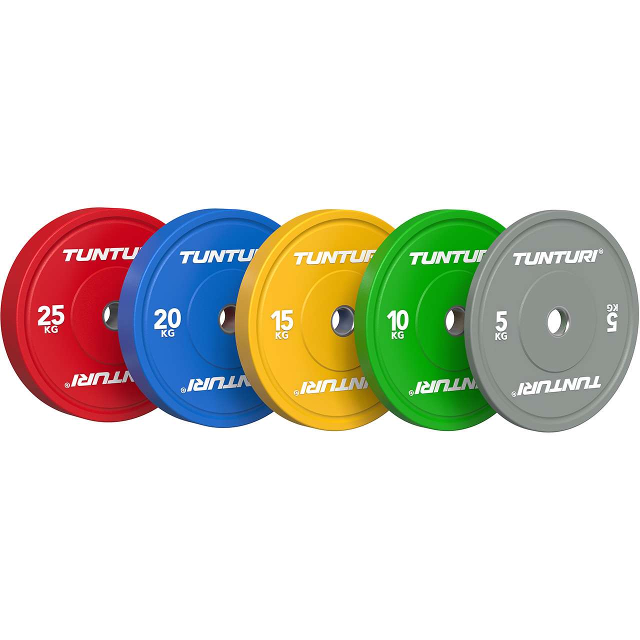 Tunturi Platinum Hantelscheibe Grau 5 kg