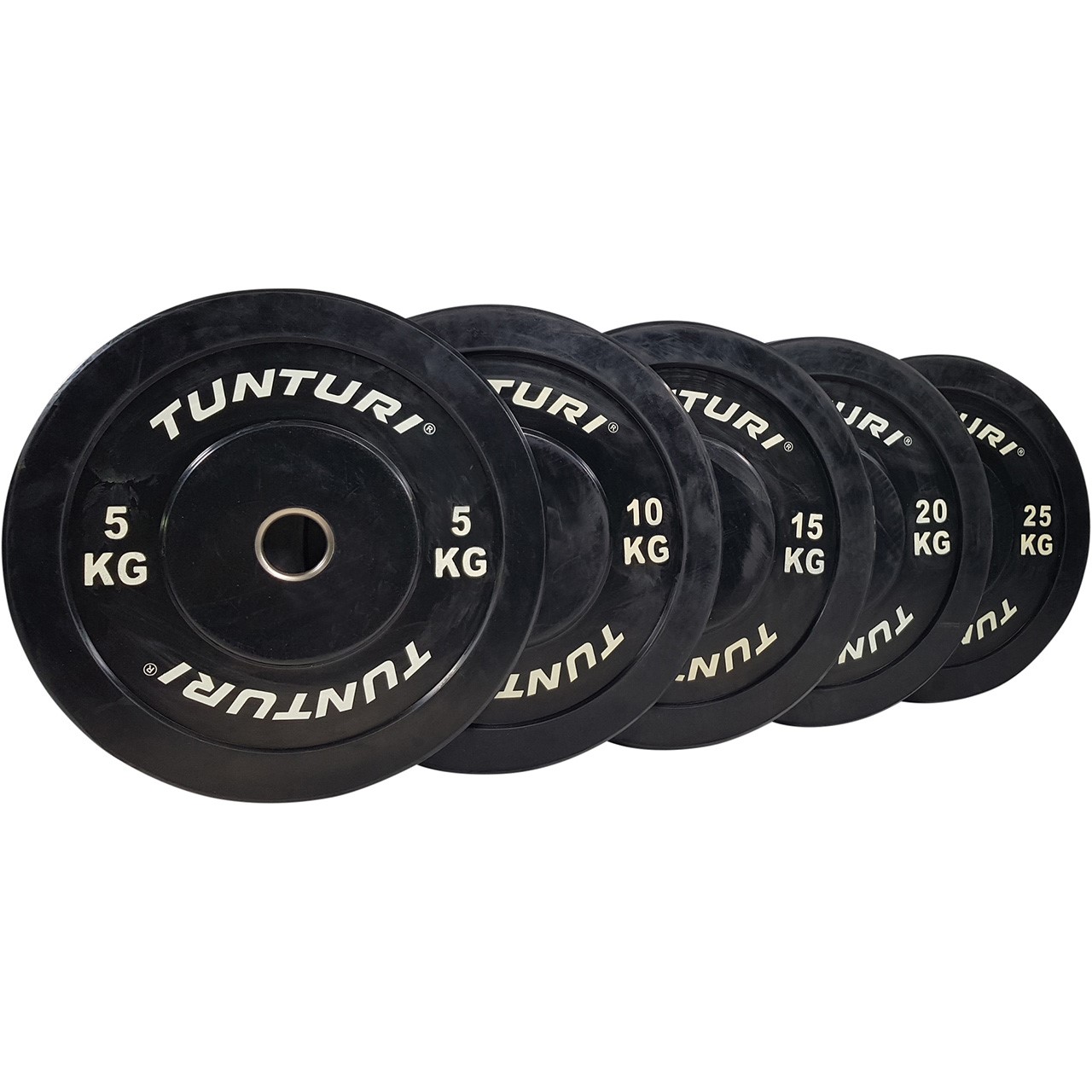 Tunturi Bumper Plate Weight Plates 50 mm 20 kg Single