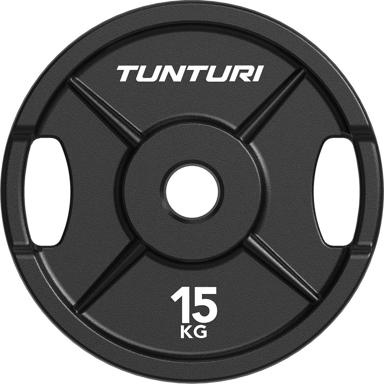 Tunturi Platinum Iron Bumper Plate Hantelscheibe 15 kg