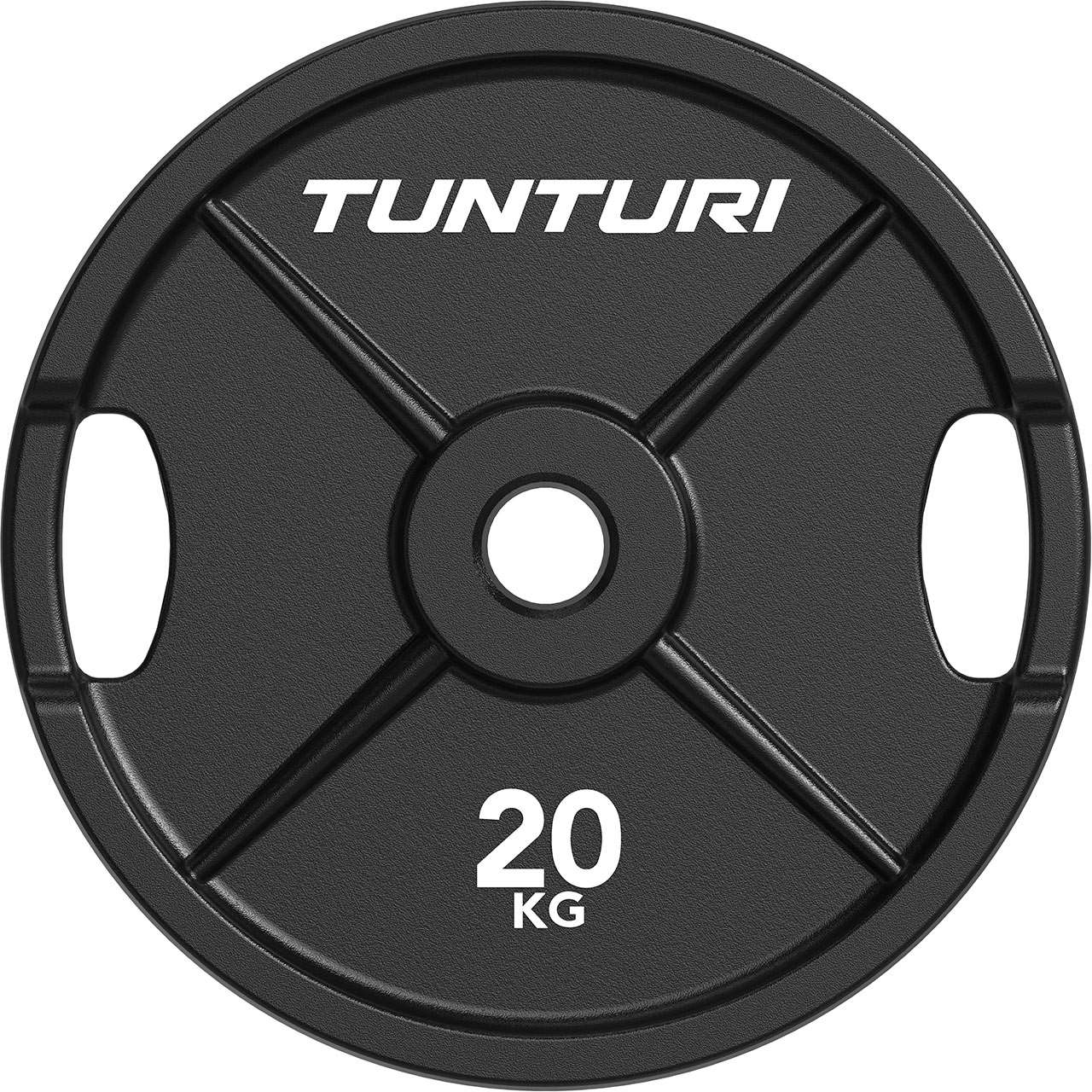 Tunturi Platinum Iron Bumper Plate Hantelscheibe 20 kg