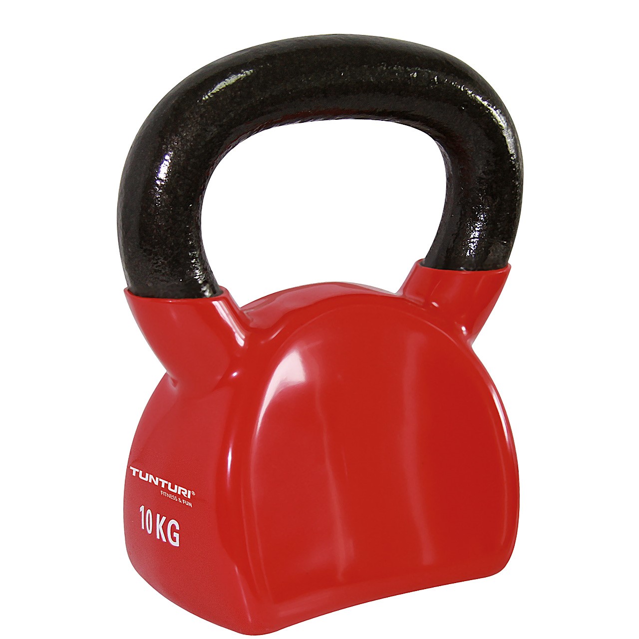 Vinyl Gusseisen Kettlebell 10 kg