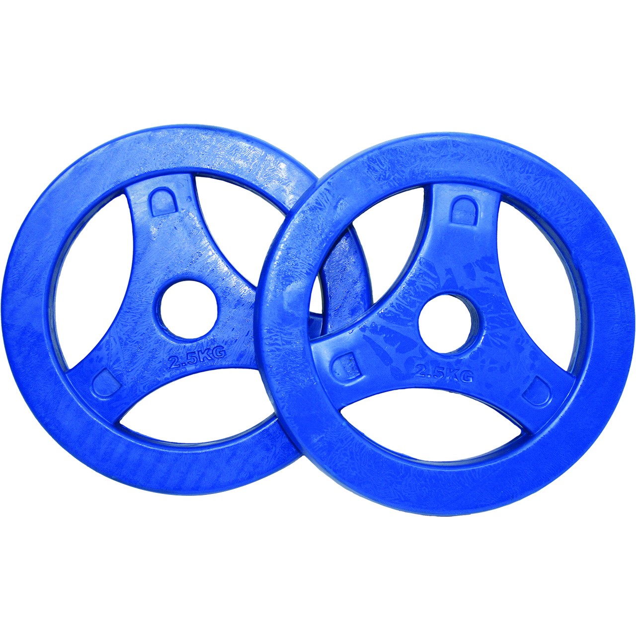 Tunturi 2.5 kg paire de disques d'haltères aérobic 30 mm revêtement en caoutchouc Tunturi 2.5 kg paire de disques d'haltères aérobic 30 mm revêtement en caoutchouc