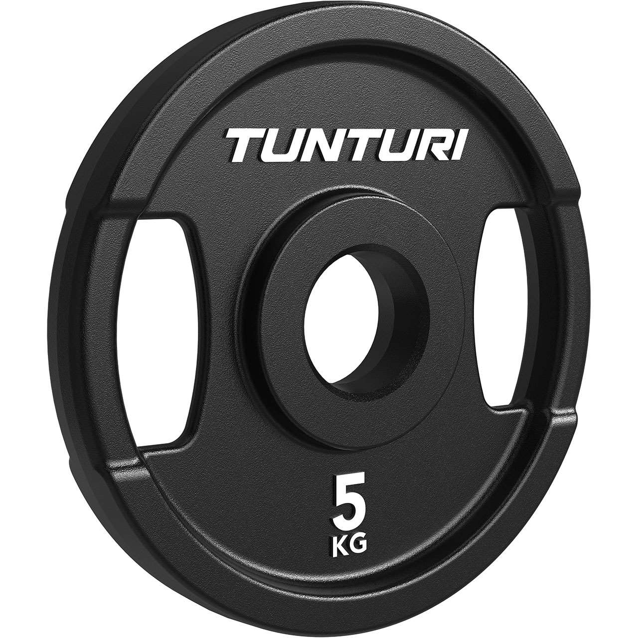 Tunturi Platinum Iron Bumper Plate Hantelscheibe 5 kg
