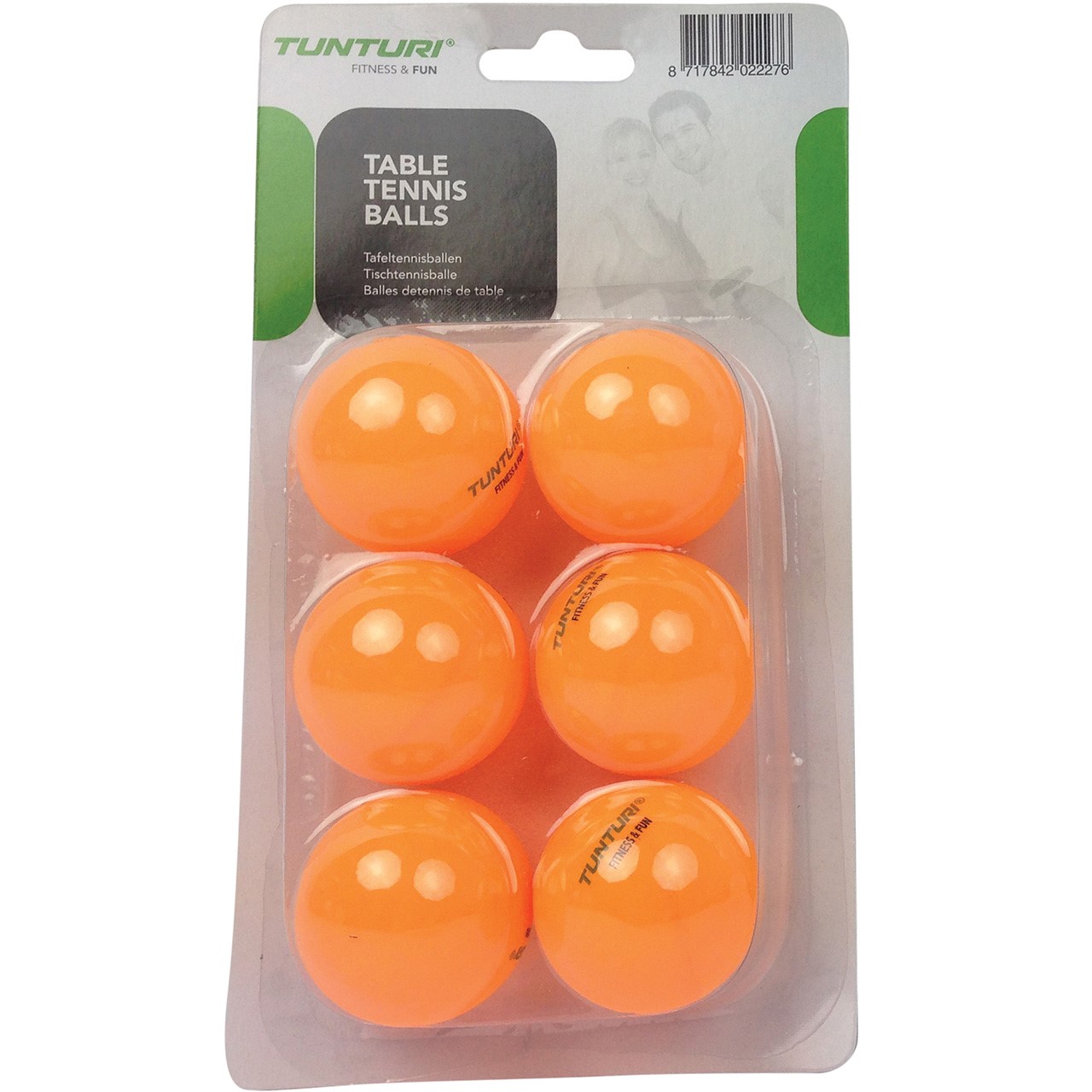 Tischtennis Ping Pong Bälle 6er Pack von Tunturi