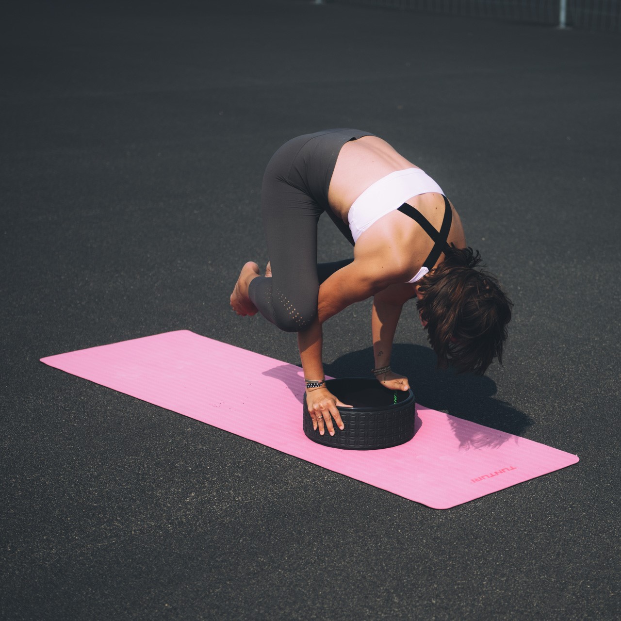 Tunturi Yoga Rad Stretchhilfe