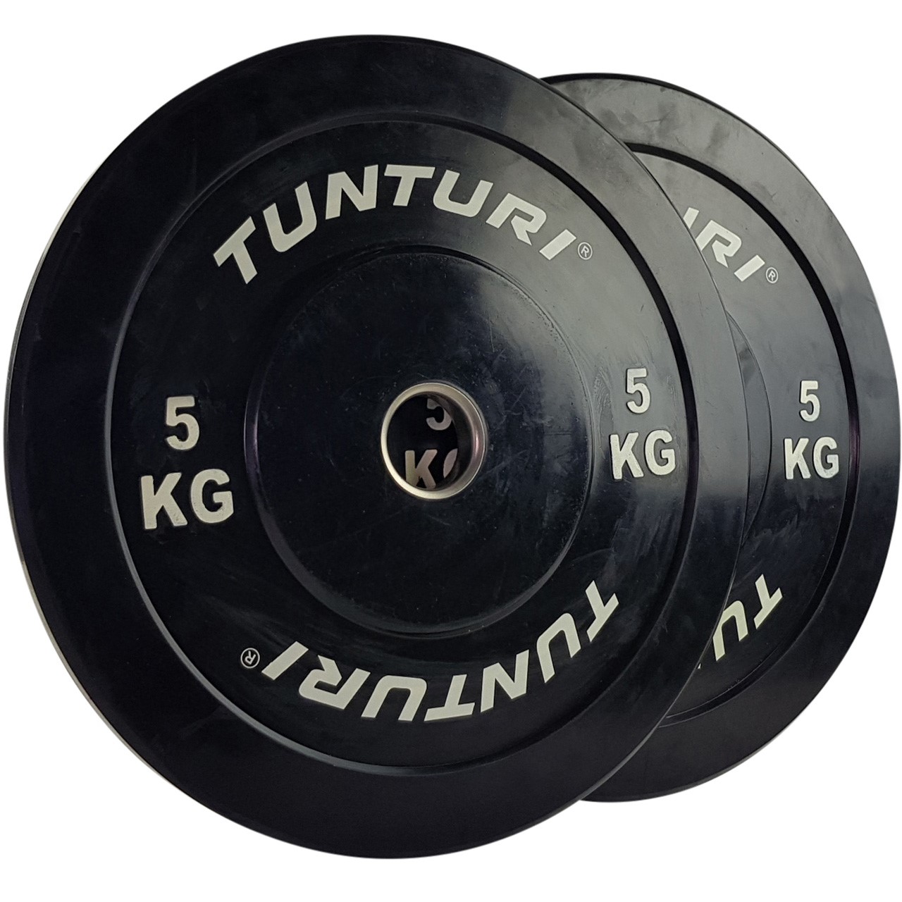 Tunturi Bumper Plate Weight Plates 50 mm 5 kg Single