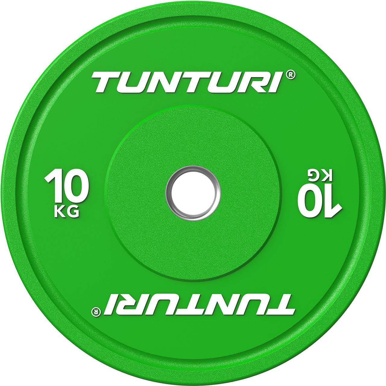Tunturi Platinum Hantelscheibe Grün 10 kg